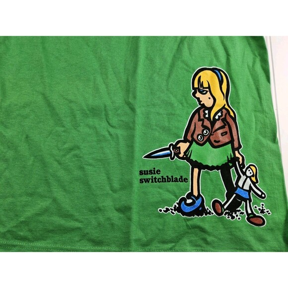 New Deal 30th Anniversary Susie Switchblade Skate Short Sleeve T Shirt Size XL - Picture 2 of 5